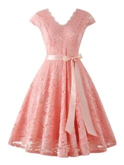 Women‘s Homecoming Party Dress Wedding Guest Dress Knee Length Dress Black Pink Navy Blue Beige Short Sleeve Pure Color Backless Lace Spring Summer Strapless Party Elegant Party Slim 2022 S M L XL XXL 7 Women‘s Homecoming Party Dress Wedding Guest Dress Knee Length Dress Black Pink Navy Blue Beige Short Sleeve Pure Color Backless Lace Spring Summer Strapless Party Elegant Party Slim 2022 S M L XL XXL -Tesla Style abzduy1601278842538