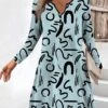 Women's Work Dress Casual Dress Fashion Winter Dress Daily Mini Dress Button Print V Neck Long Sleeve Letter Regular Fit Navy Blue Blue Green Fall Winter S M L XL XXL 1 Women's Work Dress Casual Dress Fashion Winter Dress Daily Mini Dress Button Print V Neck Long Sleeve Letter Regular Fit Navy Blue Blue Green Fall Winter S M L XL XXL -Tesla Style awvwqd1694670732726