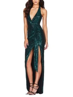 Women‘s Prom Dress Party Dress Sequin Dress Long Dress Maxi Dress Silver Black Champagne Sleeveless Pure Color Sparkly Glitter Sequins Fall Winter Autumn Halter Neck Fashion Winter Dress Even 11 Women‘s Prom Dress Party Dress Sequin Dress Long Dress Maxi Dress Silver Black Champagne Sleeveless Pure Color Sparkly Glitter Sequins Fall Winter Autumn Halter Neck Fashion Winter Dress Even -Tesla Style azmzvx1694489817820