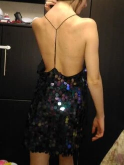 Women‘s Party Dress Sequin Dress Homecoming Dress Cocktail Dress Mini Dress Dark Blue Sleeveless Pure Color Sparkly Glitter Sequins Summer Spring Fall Spaghetti Strap Fashion Vacation Slim 29 Women‘s Party Dress Sequin Dress Homecoming Dress Cocktail Dress Mini Dress Dark Blue Sleeveless Pure Color Sparkly Glitter Sequins Summer Spring Fall Spaghetti Strap Fashion Vacation Slim -Tesla Style azxlxd1692770051012