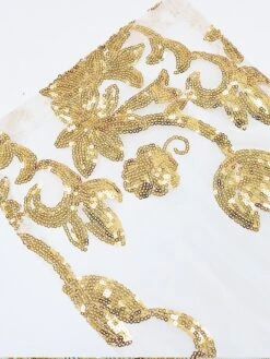 Women's Party Dress Sequin Dress Sheath Dress Long Dress Maxi Dress Black Gold Long Sleeve Floral Print Spring Fall Winter One Shoulder Fashion Party Winter Dress Evening Party Slim 2023 S M L XL XXL -Tesla Style bhseit1675331711265