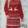 Women‘s Christmas Sweater Dress Jumper Dress Winter Dress Warm Snowflake Deer Outdoor Christmas Daily Vacation Turtleneck Long Sleeve 2023 Loose Fit Burgundy S M L XL XXL 3XL -Tesla Style bmcwvs1696670902041
