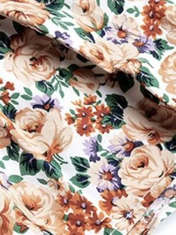 Women's Work Dress Casual Dress Sheath Dress Fashion Winter Dress Office Daily Mini Dress Lace Up Print V Neck Long Sleeve Floral Loose Fit Apricot Fall Winter S M L XL -Tesla Style bmjifv1695030992810