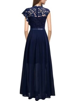 Women's Party Dress Lace Dress Homecoming Dress Long Dress Maxi Dress Pink Red Blue Short Sleeve Pure Color Lace Summer Spring Crew Neck Fashion Birthday Evening Party Wedding Guest Slim 2023 S M L XL 18 Women's Party Dress Lace Dress Homecoming Dress Long Dress Maxi Dress Pink Red Blue Short Sleeve Pure Color Lace Summer Spring Crew Neck Fashion Birthday Evening Party Wedding Guest Slim 2023 S M L XL -Tesla Style bqqjyu1677121625629