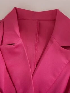 Women's Work Dress Blazer Dress Sheath Dress Fashion Office Daily Workfashion Mesh Sleeve Mini Dress Mesh Button Shirt Collar Long Sleeve Plain Regular Fit Black Dark Green Green Fall Winter S M L -Tesla Style brwyhe1697711831239