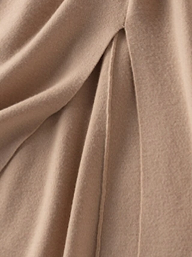 Women‘s Sweater Dress Winter Dress Midi Dress Green Camel Red Long Sleeve Pure Color Lace Up Split Winter Fall Turtleneck Casual One-Size 19 Women‘s Sweater Dress Winter Dress Midi Dress Green Camel Red Long Sleeve Pure Color Lace Up Split Winter Fall Turtleneck Casual One-Size - Image 17