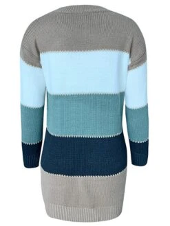 Women‘s Sweater Dress Winter Dress Casual Dress Shift Dress Midi Dress Red Blue Brown Long Sleeve Color Block Knit Fall Winter Autumn Turtleneck Mature Outdoor Daily Loose Fit 2023 S M L XL XXL 3XL -Tesla Style bxupol1664516104896