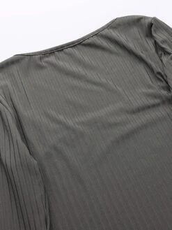 Women's Sweater Dress Jumper Dress Casual Dress Long Dress Maxi Dress Fashion Pure Color Outdoor Daily Vacation Going Out Square Neck Long Sleeve Patchwork 2023 Regular Fit Black Apricot Gray S M L -Tesla Style cdsfws1695643854500