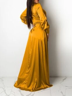 Women‘s Wedding Guest Dress Party Dress Satin Dress Sheath Dress Swing Dress Long Dress Maxi Dress Black Yellow Pink Long Sleeve Pure Color Lace Up Winter Fall Spring V Neck Mature Winter Dress 2023 31 Women‘s Wedding Guest Dress Party Dress Satin Dress Sheath Dress Swing Dress Long Dress Maxi Dress Black Yellow Pink Long Sleeve Pure Color Lace Up Winter Fall Spring V Neck Mature Winter Dress 2023 -Tesla Style cguxeb1643182440428