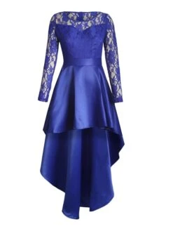 Women‘s Prom Cocktail Party Dress Lace Dress Long Dress Maxi Dress Black Blue Red Long Sleeve Pure Color Lace Winter Fall Autumn Crew Neck Winter Dress 2023 S M L XL 14 Women‘s Prom Cocktail Party Dress Lace Dress Long Dress Maxi Dress Black Blue Red Long Sleeve Pure Color Lace Winter Fall Autumn Crew Neck Winter Dress 2023 S M L XL -Tesla Style chwonj1655365524703