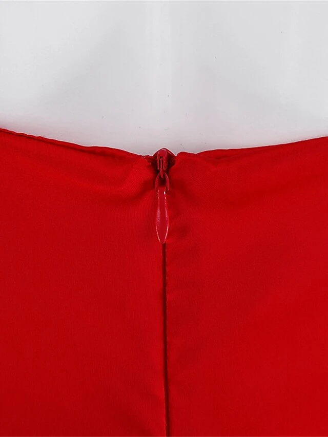 Women's Prom Dress Party Dress Wedding Guest Dress Long Dress Maxi Dress Red Khaki Sleeveless Pure Color Ruffle Spring Fall Winter Spaghetti Strap Fashion Birthday Evening Party Wedding Guest 2023 S 15 Women's Prom Dress Party Dress Wedding Guest Dress Long Dress Maxi Dress Red Khaki Sleeveless Pure Color Ruffle Spring Fall Winter Spaghetti Strap Fashion Birthday Evening Party Wedding Guest 2023 S - Image 13