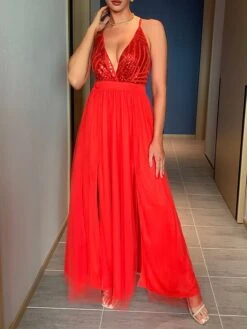 Women's Sequin Dress Slip Dress Long Dress Maxi Dress Black Champagne Pink Sleeveless Pure Color Sequins Summer Spring Spaghetti Strap Party Wedding Guest Evening Party Slim 2023 S M L XL 32 Women's Sequin Dress Slip Dress Long Dress Maxi Dress Black Champagne Pink Sleeveless Pure Color Sequins Summer Spring Spaghetti Strap Party Wedding Guest Evening Party Slim 2023 S M L XL -Tesla Style cnlwxb1673854327640