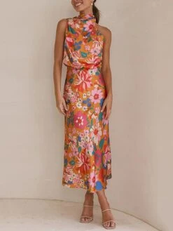 Women's Prom Dress Party Dress Satin Dress Long Dress Maxi Dress White Blue Orange Sleeveless Floral Ruched Fall Winter Autumn Halter Neck Fashion Evening Party Vacation 2023 S M L XL 24 Women's Prom Dress Party Dress Satin Dress Long Dress Maxi Dress White Blue Orange Sleeveless Floral Ruched Fall Winter Autumn Halter Neck Fashion Evening Party Vacation 2023 S M L XL -Tesla Style cpwxjo1694592350246