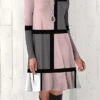 Women's Work Dress Casual Dress Fashion Winter Dress Daily Mini Dress Print Turtleneck Long Sleeve Geometric Plaid Regular Fit Pink Blue Gray Fall Winter S M L XL XXL 2 Women's Work Dress Casual Dress Fashion Winter Dress Daily Mini Dress Print Turtleneck Long Sleeve Geometric Plaid Regular Fit Pink Blue Gray Fall Winter S M L XL XXL -Tesla Style ctdbnk1694426128140