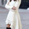 Women‘s Sweater Dress Winter Dress White Dress White Long Sleeve Pure Color Lace Layered Plus High Low Winter Fall Turtleneck High Neck Stylish Elegant Casual 2022 S M L XL XXL XXXL 4XL -Tesla Style cubqfu1627286060578