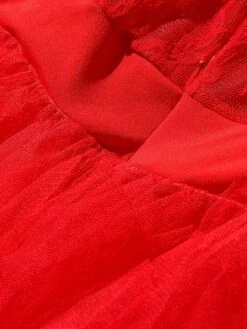 Women‘s Prom Party Dress Black Dress Long Dress Maxi Dress Red Sleeveless Pure Color Lace Winter Fall Autumn Strapless Party 2023 S M L XL XXL 3XL 4XL 5XL -Tesla Style cvnbfl1676616446857