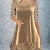 Women's Velvet Dress Party Dress Sequin Dress Mini Dress Gold Long Sleeve Pure Color Sequins Spring Fall Winter Crew Neck Fashion Winter Dress Christmas Wedding Guest 2023 S M L XL XXL 3XL 1 Women's Velvet Dress Party Dress Sequin Dress Mini Dress Gold Long Sleeve Pure Color Sequins Spring Fall Winter Crew Neck Fashion Winter Dress Christmas Wedding Guest 2023 S M L XL XXL 3XL -Tesla Style cysrff1697525228114