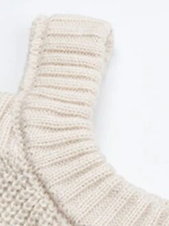 Women's Sweater Dress Winter Dress Jumper Dress Midi Dress Cold Shoulder Daily Date Going Out Fashion Basic Strap Long Sleeve 2023 Loose Fit Apricot Color S M L Size -Tesla Style cyvdrz1695033143849