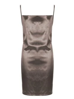 Women‘s Party Dress Satin Dress Sheath Dress Cocktail Party Club Mini Dress Party Hot Spaghetti Strap Sleeveless Backless 2023 Regular Fit Black Champagne Wine Pure Color S M L XL 2XL -Tesla Style djfsey1672828178319