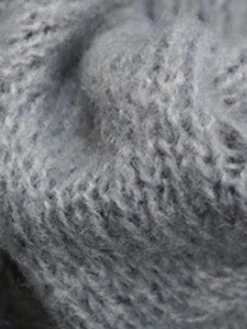 Women's Sweater Dress Winter Dress Jumper Dress Mini Dress Ruched Outdoor Street Daily Fashion Streetwear V Neck Long Sleeve 2023 Loose Fit Gray Color S M L Size -Tesla Style dkufpb1695036413032