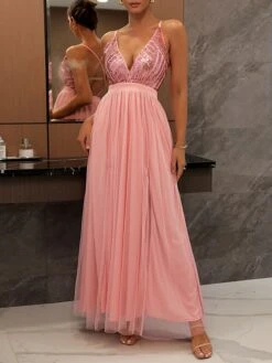 Women's Sequin Dress Slip Dress Long Dress Maxi Dress Black Champagne Pink Sleeveless Pure Color Sequins Summer Spring Spaghetti Strap Party Wedding Guest Evening Party Slim 2023 S M L XL 39 Women's Sequin Dress Slip Dress Long Dress Maxi Dress Black Champagne Pink Sleeveless Pure Color Sequins Summer Spring Spaghetti Strap Party Wedding Guest Evening Party Slim 2023 S M L XL -Tesla Style drzbhh1673854333163