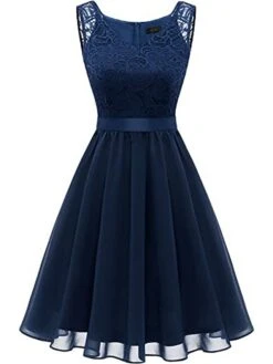 Women's Party Dress Homecoming Dress Cocktail Dress Midi Dress Wine Dark Blue Sleeveless Pure Color Lace Summer Spring V Neck Fashion Wedding Guest Birthday Vacation 2023 S M L XL 2XL -Tesla Style dtnlnn1678950787638