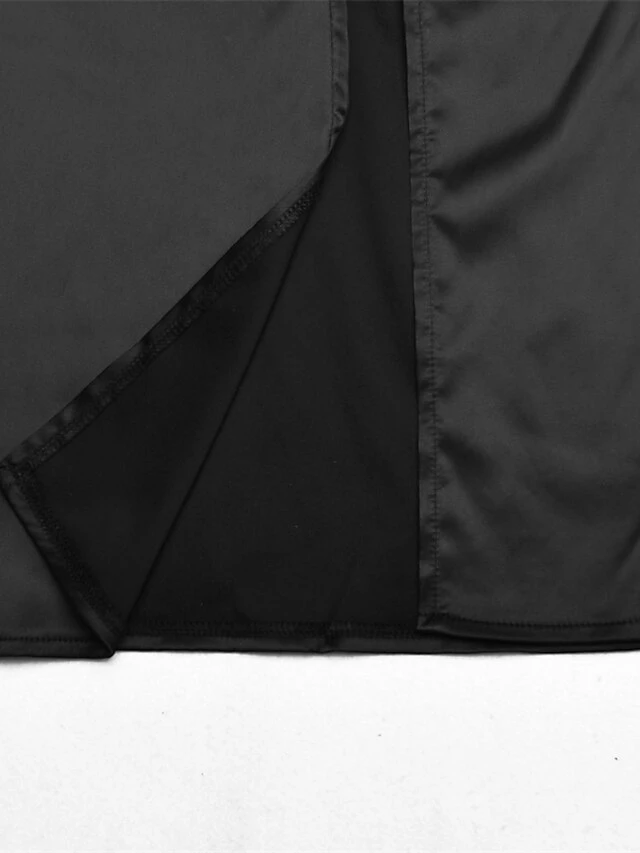 Women‘s Party Dress Bodycon Sheath Dress Long Dress Maxi Dress Black Green Sleeveless Pure Color Backless Spring Summer Square Neck Party Party Evening Party Wedding Guest Slim 2023 S M L 11 Women‘s Party Dress Bodycon Sheath Dress Long Dress Maxi Dress Black Green Sleeveless Pure Color Backless Spring Summer Square Neck Party Party Evening Party Wedding Guest Slim 2023 S M L - Image 9