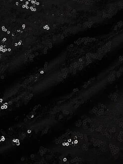 Women's Party Dress Sequin Dress Homecoming Dress Mini Dress Black Gold Flakes Black Long Sleeve Geometric Sequins Spring Fall Winter High Neck Party Party Winter Dress Birthday 2022 S M L XL -Tesla Style dzfjax1677233791148