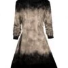 Women's Casual Dress Hoodie Dress Winter Dress Tie Dye Pocket Print Hooded Mini Dress Fashion Streetwear Outdoor Daily Long Sleeve Loose Fit Blue Khaki Gray Fall Winter S M L XL XXL -Tesla Style ebwwtw1692857083003