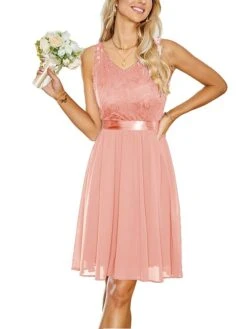 Women's Party Dress Lace Dress Cocktail Dress Midi Dress Pink Wine Navy Blue Sleeveless Pure Color Lace Spring Fall Winter V Neck Fashion Winter Dress Wedding Guest Vacation 2023 S M L XL XXL 24 Women's Party Dress Lace Dress Cocktail Dress Midi Dress Pink Wine Navy Blue Sleeveless Pure Color Lace Spring Fall Winter V Neck Fashion Winter Dress Wedding Guest Vacation 2023 S M L XL XXL -Tesla Style edbkau1692180326192