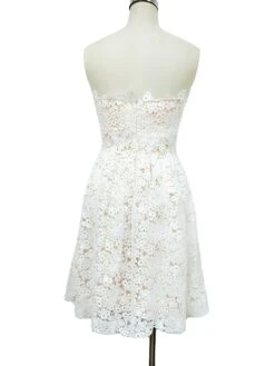 Women‘s Semi Formal Party Dress Homecoming Dress A Line Dress Mini Dress White Sleeveless Pure Color Lace Spring Summer Strapless Wedding Wedding Guest Slim 2023 S M L XL 10 Women‘s Semi Formal Party Dress Homecoming Dress A Line Dress Mini Dress White Sleeveless Pure Color Lace Spring Summer Strapless Wedding Wedding Guest Slim 2023 S M L XL -Tesla Style eeukuw1675676907767