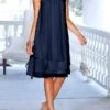 Womenâs Party Dress Cocktail Dress Shift Dress Office Holiday Wedding Guest Midi Dress Party Stylish Crew Neck Sleeveless Sequins Layered Dark Blue Pure Color S M L XL 2XL 1 Womenâs Party Dress Cocktail Dress Shift Dress Office Holiday Wedding Guest Midi Dress Party Stylish Crew Neck Sleeveless Sequins Layered Dark Blue Pure Color S M L XL 2XL -Tesla Style eewwln1676359522094
