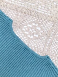 Women's Sweater Dress Jumper Dress Casual Dress Midi Dress Fashion Pure Color Outdoor Daily Vacation Going Out V Neck Long Sleeve Patchwork 2023 Regular Fit Black Pink Blue S M -Tesla Style ejniba1695268445466