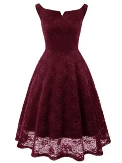 Women's Party Dress Lace Dress Cocktail Dress Midi Dress Wine Navy Blue Sleeveless Pure Color Backless Spring Fall Winter Off Shoulder Fashion Winter Dress Wedding Guest Vacation 2023 S M L XL XXL 13 Women's Party Dress Lace Dress Cocktail Dress Midi Dress Wine Navy Blue Sleeveless Pure Color Backless Spring Fall Winter Off Shoulder Fashion Winter Dress Wedding Guest Vacation 2023 S M L XL XXL -Tesla Style ejytcx1692179412635