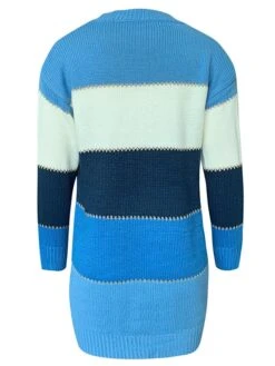 Women‘s Sweater Dress Winter Dress Casual Dress Shift Dress Midi Dress Red Blue Brown Long Sleeve Color Block Knit Fall Winter Autumn Turtleneck Mature Outdoor Daily Loose Fit 2023 S M L XL XXL 3XL -Tesla Style elkvxa1664516106023