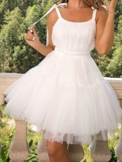 Women's Party Dress Homecoming Dress Wedding Guest Dress Mini Dress White Fuchsia Light Blue Sleeveless Pure Color Ruched Spring Fall Winter Spaghetti Strap Fashion Winter Dress Wedding Guest Vacation 11 Women's Party Dress Homecoming Dress Wedding Guest Dress Mini Dress White Fuchsia Light Blue Sleeveless Pure Color Ruched Spring Fall Winter Spaghetti Strap Fashion Winter Dress Wedding Guest Vacation -Tesla Style esalsn1692685985915