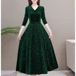 Women's Velvet Dress Homecoming Dress Empire Waist Dresses Long Dress Maxi Dress Black Wine Blue Long Sleeve Pure Color Ruched Spring Fall Winter V Neck Stylish Winter Dress Evening Party Wedding 29 Women's Velvet Dress Homecoming Dress Empire Waist Dresses Long Dress Maxi Dress Black Wine Blue Long Sleeve Pure Color Ruched Spring Fall Winter V Neck Stylish Winter Dress Evening Party Wedding -Tesla Style eyuyuu1677848505317