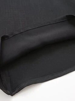 Women's Party Dress Fringe Dress Cocktail Dress Midi Dress Black Long Sleeve Pure Color Tassel Fringe Fall Winter Autumn One Shoulder Fashion Evening Party Vacation 2023 S M L -Tesla Style faaptq1695207893508