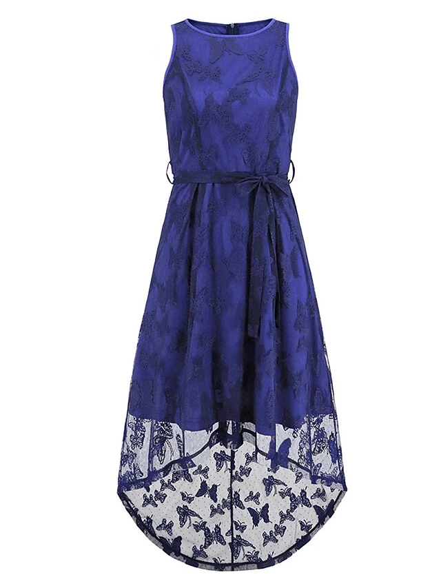 Women's Party Dress Lace Dress Homecoming Dress Midi Dress White Pink Red Sleeveless Pure Color Lace Up Summer Spring Crew Neck Fashion Wedding Guest Vacation 2023 S M L XL 2XL 14 Women's Party Dress Lace Dress Homecoming Dress Midi Dress White Pink Red Sleeveless Pure Color Lace Up Summer Spring Crew Neck Fashion Wedding Guest Vacation 2023 S M L XL 2XL - Image 12