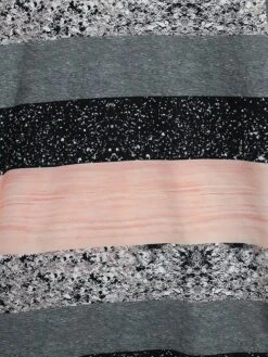 Women's Casual Dress Sweatshirt Dress Print Dress Geometric Stripe Print V Neck Mini Dress Fashion Streetwear Outdoor Daily 3/4 Length Sleeve Loose Fit Pink Dusty Rose Blue Fall S M L XL XXL -Tesla Style fovznf1695361701916