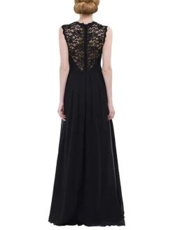 Women's Party Dress Lace Dress Emerald Green Dress Maxi Long Dress Green Sleeveless Solid Color Lace Summer Spring V Neck Elegant Party 2022 S M L XL XXL -Tesla Style fraseh1636619757875