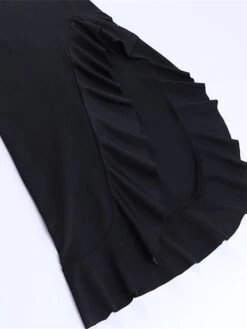 Women's Party Dress Cocktail Dress Bodycon Midi Dress Black White Sleeveless Pure Color Lace Up Spring Fall Winter Spaghetti Strap Fashion Birthday Wedding Guest Vacation 2023 S M L -Tesla Style fvhmuv1693981088787