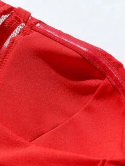 Women‘s Prom Party Dress Black Dress Long Dress Maxi Dress Red Sleeveless Pure Color Lace Winter Fall Autumn Strapless Party 2023 S M L XL XXL 3XL 4XL 5XL -Tesla Style fvmjam1676616443194