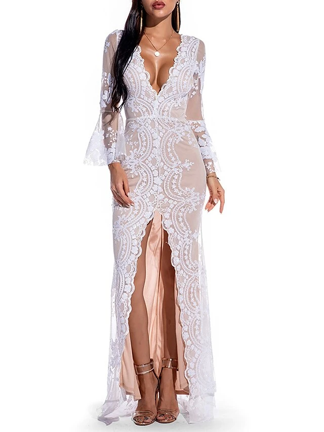 Women's Prom Dress Party Dress Sequin Dress Long Dress Maxi Dress Black Gold Long Sleeve Floral Sequins Spring Fall Winter V Neck Fashion Party Winter Dress Wedding Guest 2023 S M L XL 15 Women's Prom Dress Party Dress Sequin Dress Long Dress Maxi Dress Black Gold Long Sleeve Floral Sequins Spring Fall Winter V Neck Fashion Party Winter Dress Wedding Guest 2023 S M L XL - Image 13