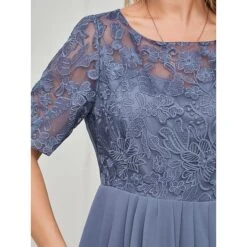 Women‘s Cocktail Party Dress Lace Dress Midi Dress Green Blue Purple Half Sleeve Floral Embroidery Lace Summer Spring Crew Neck Elegant Classic Wedding Guest 2023 S M L XL XXL 3XL 25 Women‘s Cocktail Party Dress Lace Dress Midi Dress Green Blue Purple Half Sleeve Floral Embroidery Lace Summer Spring Crew Neck Elegant Classic Wedding Guest 2023 S M L XL XXL 3XL -Tesla Style fzdtcj1697768832589
