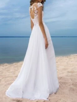 Women's Party Dress Lace Dress Swing Dress Long Dress Maxi Dress White Sleeveless Pure Color Split Winter Fall Spring Off Shoulder Fashion Wedding Party Winter Dress Slim 2023 S M L XL XXL 3XL -Tesla Style gahult1662027990278