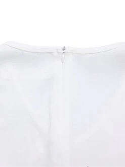 Women's Work Dress Casual Dress Black Dress Fashion Office Daily Workfashion Midi Dress Lace Up Mesh V Neck 3/4 Length Sleeve Color Block Regular Fit Black White Red Fall Winter S M L XL XXL -Tesla Style gbkxsa1695645208362