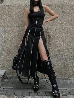 Women's Party Dress Cocktail Dress Sheath Dress Midi Dress Black Sleeveless Pure Color Backless Spring Fall Winter Strapless Fashion Halloween Vacation 2023 S M L -Tesla Style gdcjox1693899025424