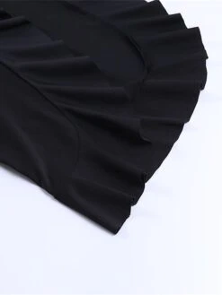 Women's Party Dress Cocktail Dress Bodycon Midi Dress Black White Sleeveless Pure Color Lace Up Spring Fall Winter Spaghetti Strap Fashion Birthday Wedding Guest Vacation 2023 S M L -Tesla Style gdhsyl1693981089101