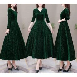 Women's Velvet Dress Homecoming Dress Empire Waist Dresses Long Dress Maxi Dress Black Wine Blue Long Sleeve Pure Color Ruched Spring Fall Winter V Neck Stylish Winter Dress Evening Party Wedding 24 Women's Velvet Dress Homecoming Dress Empire Waist Dresses Long Dress Maxi Dress Black Wine Blue Long Sleeve Pure Color Ruched Spring Fall Winter V Neck Stylish Winter Dress Evening Party Wedding -Tesla Style genqwr1677848500109